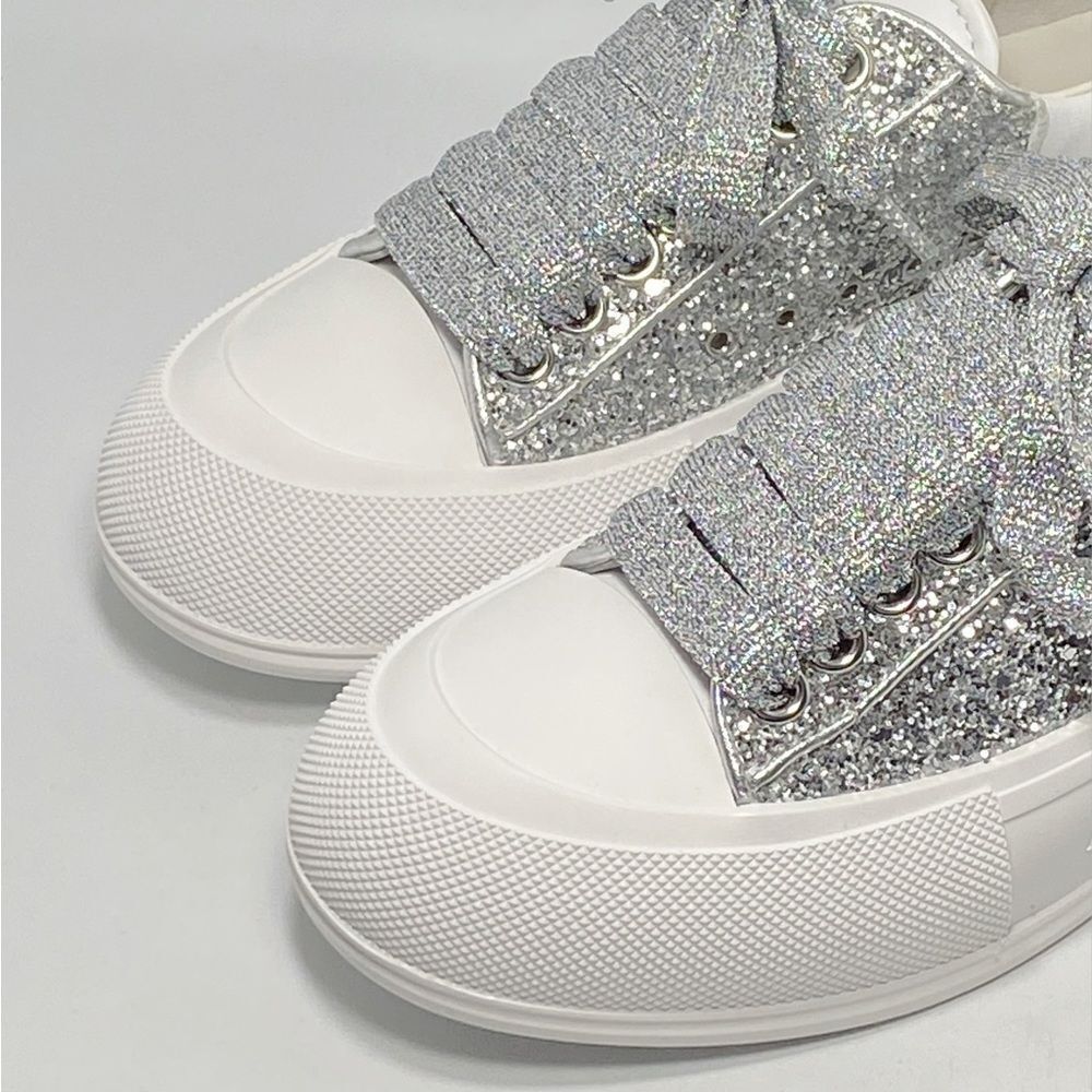 Alexander Mcqueen Glitter Sneakers size 36.5 - Picture 3 of 13